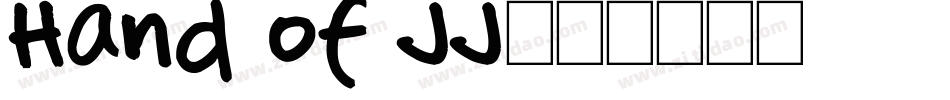 Hand of JJ字体转换